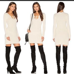 FOR LOVE & LEMONS RIBBED KNIT DRESS REVOLVE